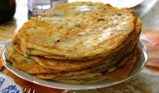 заварные лепешки с сыром и зеленью