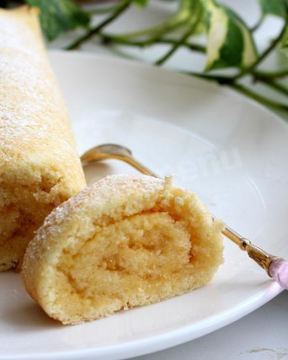 Лимонный рулет