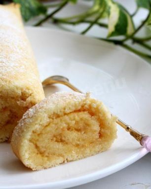 Лимонный рулет