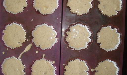 абрикосовые маффины с миндальным штрейзелем