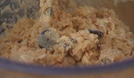 арахисовые маффины с горьким шоколадом