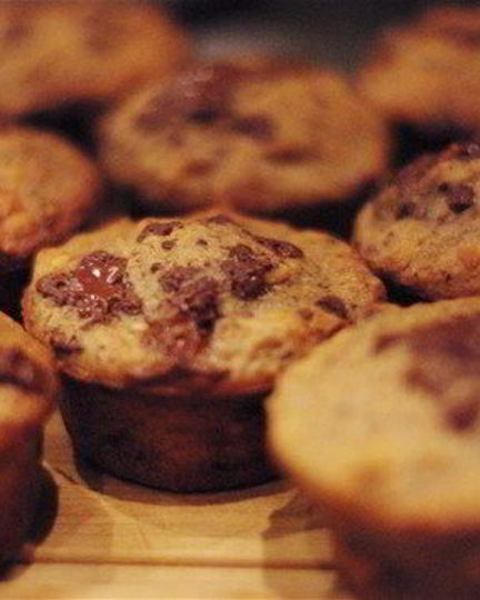 Рецепт бананова-ореховых маффины