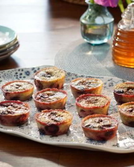 Рецепт бананово-вишневые маффины