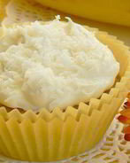 Банановые маффины с кокосовым облачком