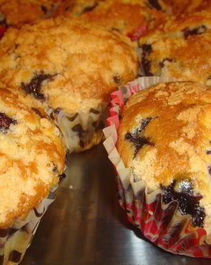 Черничные маффины