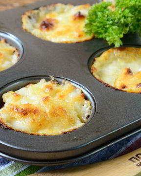 Гратен из картофеля в стиле маффинов