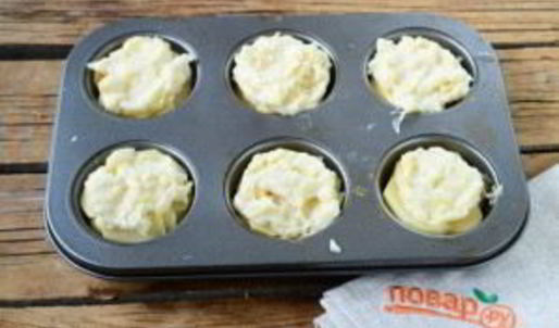 гратен из картофеля в стиле маффинов