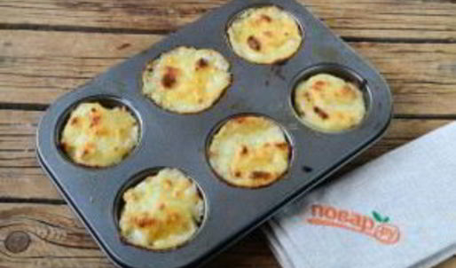 гратен из картофеля в стиле маффинов