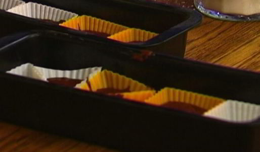 кофейные маффины с черным и белым шоколадом