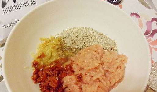 куриные маффины с отрубями