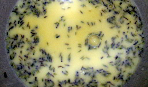 лавандово-яблочные маффины