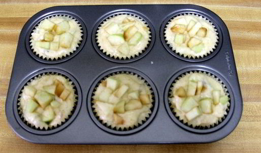 лавандово-яблочные маффины