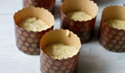 лимонные маффины с маком и лимонной глазурью