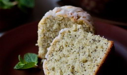 лимонные маффины с маком и лимонной глазурью