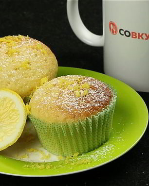 Лимонные маффины