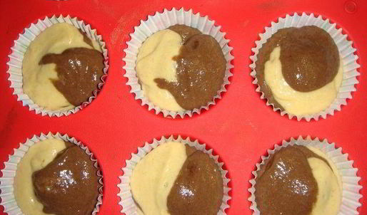 маффины дуэт с черешней