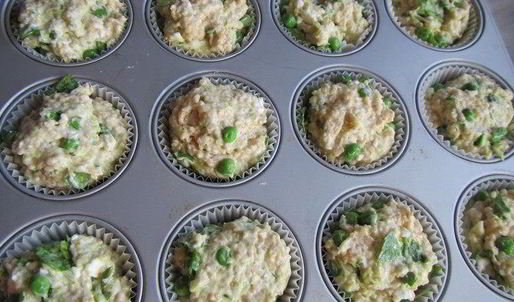 маффины из киноа с овощами и фетой