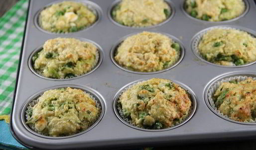 маффины из киноа с овощами и фетой