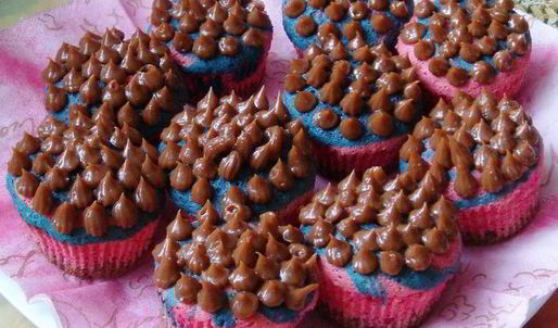 маффины радужные