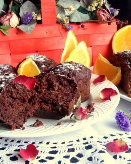 Рецепт маффинов с апельсином и бананом