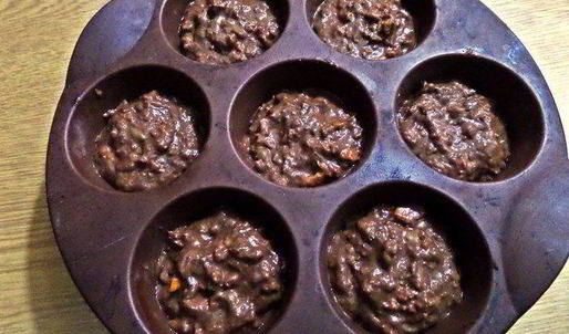 маффины с апельсином и бананом