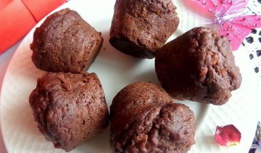 маффины с апельсином и бананом