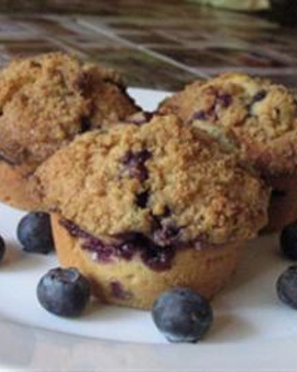 Рецепт маффинов с голубикой