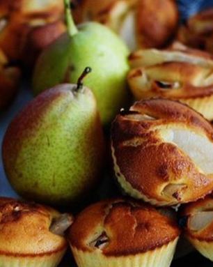 Маффины с грушами