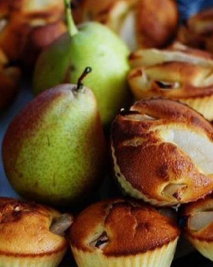 Рецепт маффинов с грушами