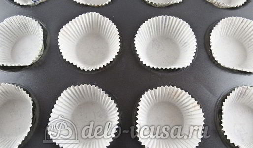 маффины с клубникой