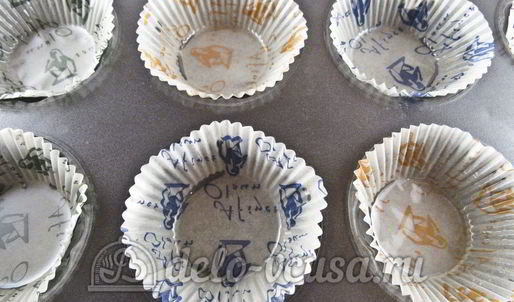 маффины с клубникой