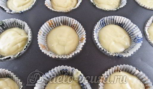 маффины с клубникой