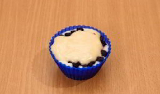 маффины с маскарпоне и ягодами