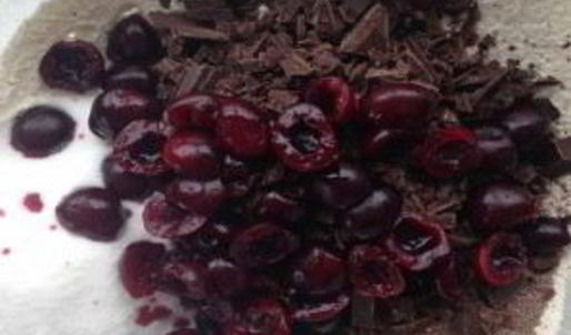 маффины с вишней