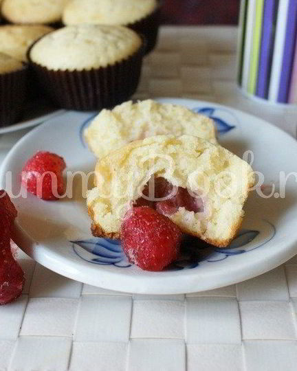 Рецепт маффинов с ягодой