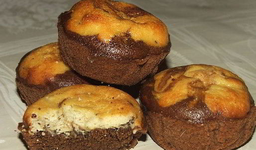 маффины темное дно