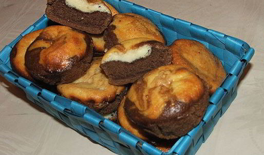 маффины темное дно