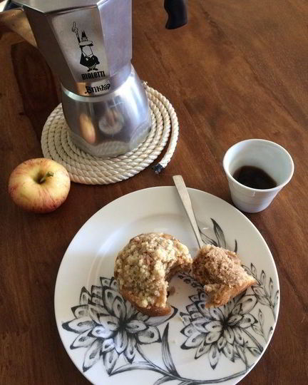 Рецепт маффинов в стиле яблочный крамбл