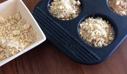 маффины в стиле яблочный крамбл