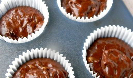 шоколадно-банановые маффины