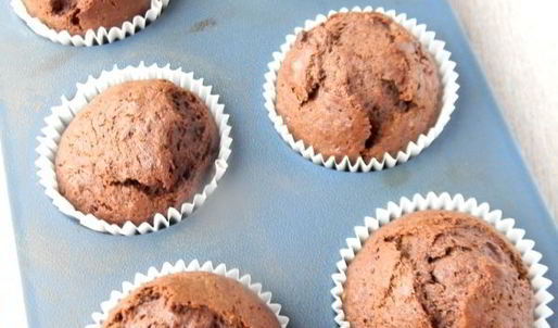 шоколадно-банановые маффины