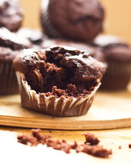 Рецепт шоколадных маффинов с хрустящей корочкой