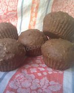 Шоколадные маффины с кокосом