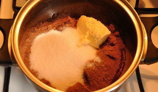 шоколадные маффины с кремом