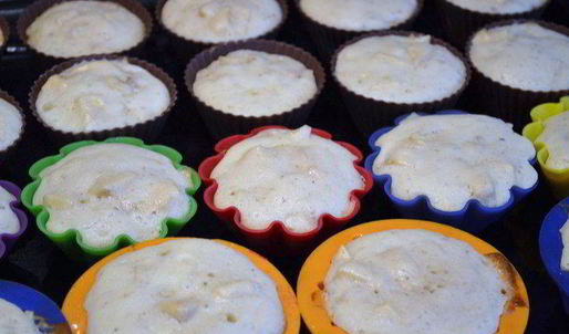 яблочно-банановые маффины