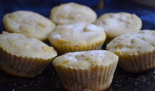 яблочно-банановые маффины