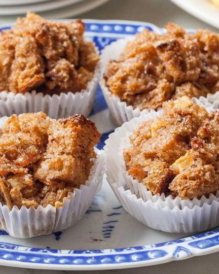 Рецепт яблочно-хлебных маффины