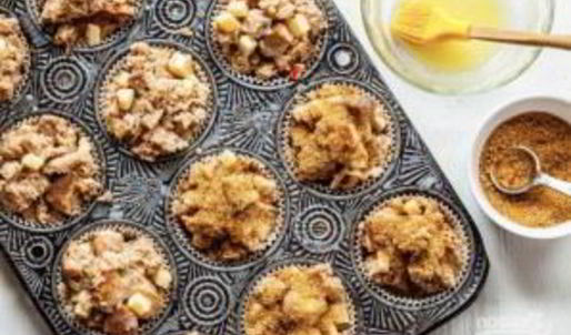 яблочно-хлебные маффины