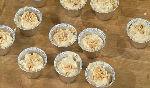 яблочные маффины на кефире с орехами и отрубями