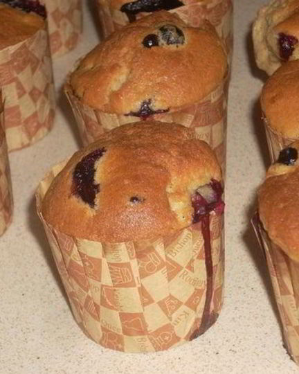 Рецепт ягодных маффинов